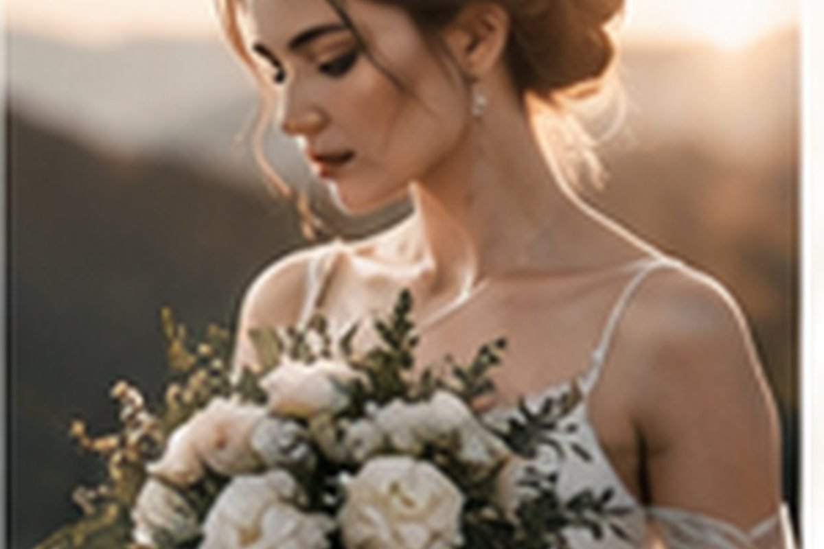Elegant bridal portrait