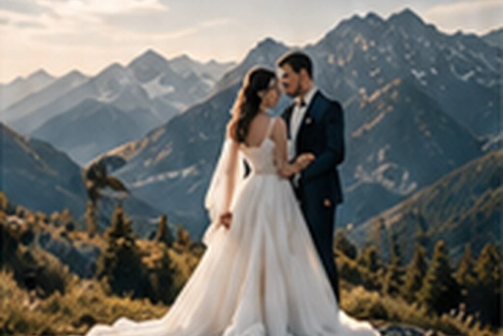 Family in Golden Light — Almaty, Kazakhstan